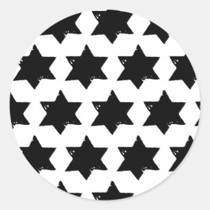 Adesivo Redondo Vinheta Impressão de Batata de Natal