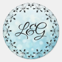 Vinheta Inicial Azul Decorativo Personalizado