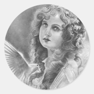 Adesivo Redondo Vinheta Innocence