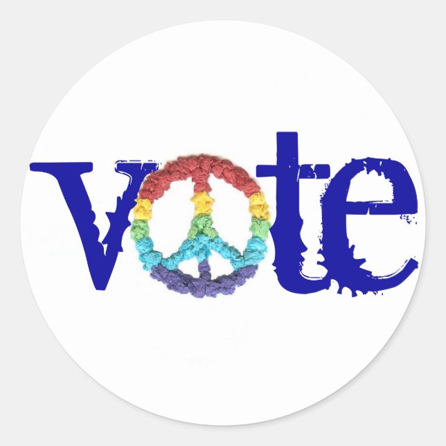 Adesivo Redondo Vinheta Karate Kat "vote" (Frente)