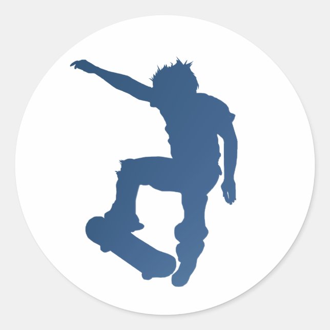 Adesivo Redondo Vinheta KICKFLIP (Frente)