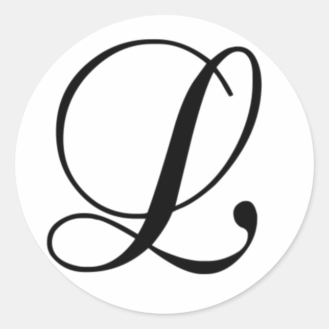 Adesivo Redondo Vinheta L (Frente)