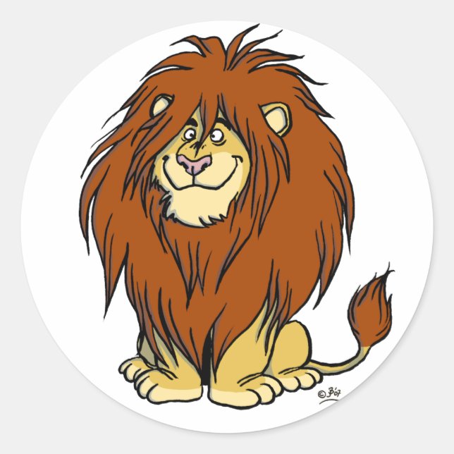 Adesivo Redondo Vinheta Mane Attração (Frente)