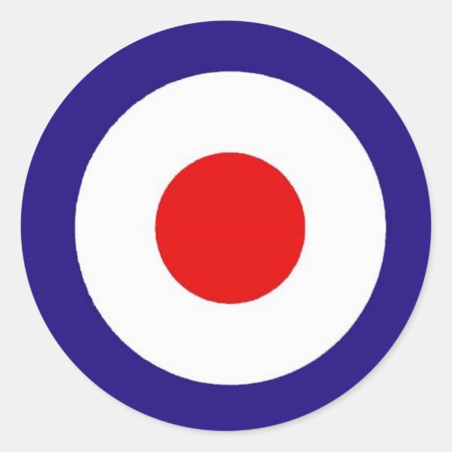 Adesivo Redondo Vinheta ModTarget (Frente)