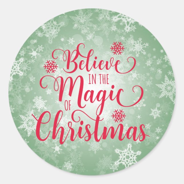 Adesivo Redondo Vinheta Natal (Frente)