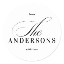 Vinheta Natal de Nome da Família Simples