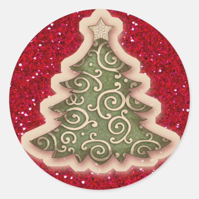 Adesivo Redondo Vinheta Natal - SRF (Frente)