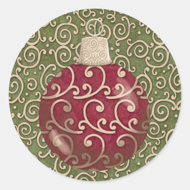 Adesivo Redondo Vinheta Natal - SRF (Frente)