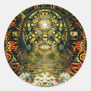 Adesivo Redondo Vinheta NNER BEAUTY