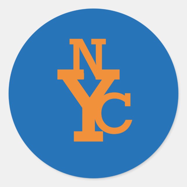 Adesivo Redondo Vinheta NYC V2 (Frente)