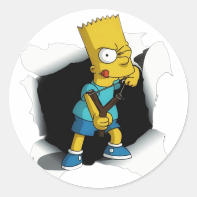 Adesivo Redondo Vinheta Original (Frente)