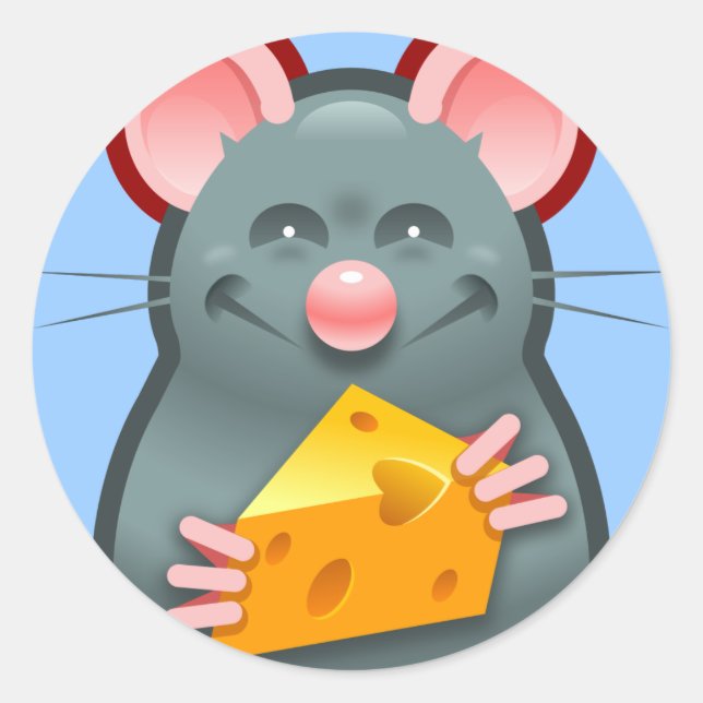 Adesivo Redondo Vinheta PackRat (Frente)