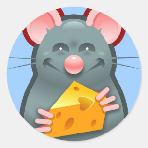 Adesivo Redondo Vinheta PackRat