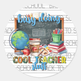 Adesivo Redondo Vinheta para fazer