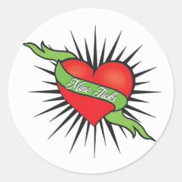 Adesivo Redondo Vinheta para o recipiente mecânico da válvula card