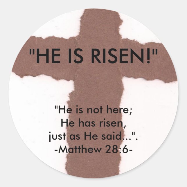 Adesivo Redondo Vinheta - Páscoa (Frente)