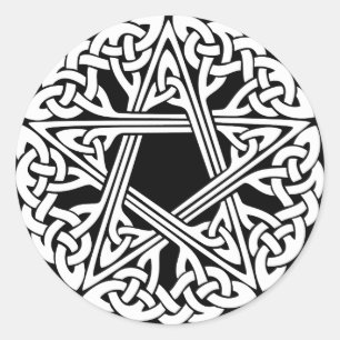 Adesivo Redondo Vinheta Pentastar b/w