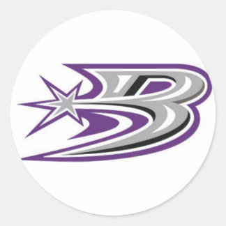 Adesivo Redondo Vinheta Pequena com Bolas