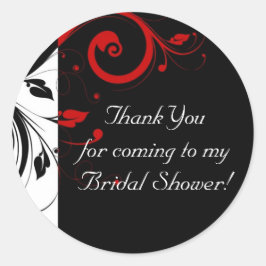 Adesivo Redondo Vinheta Personalizada de Roteiro Reverso Preto, Br