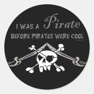 Adesivo Redondo Vinheta Pirata Legal
