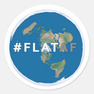 Adesivo Redondo Vinheta Plana   #flataf