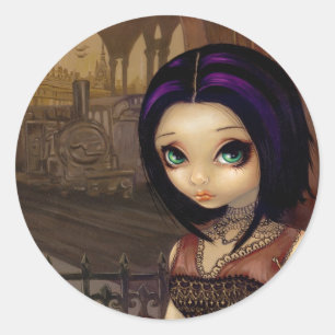 Adesivo Redondo Vinheta "Poe"