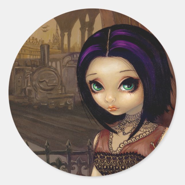 Adesivo Redondo Vinheta "Poe" (Frente)