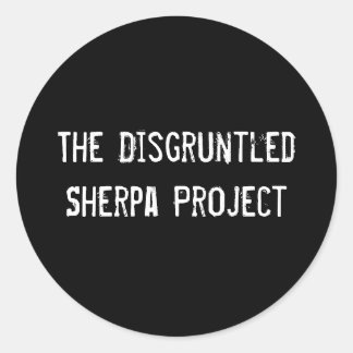 Adesivo Redondo Vinheta Preta DSP