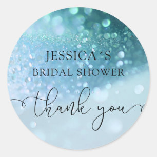 Adesivo Redondo Vinheta redonda clássica de brilho moderno