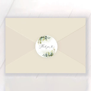 Adesivo Redondo Vinheta redonda clássica de Chá de panela verde