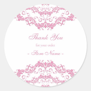 Adesivo Redondo Vinheta redonda clássica de mandala étnica da co