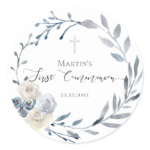 Vinheta redonda clássica de primeira comunidade