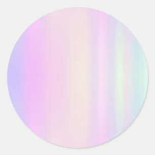 Adesivo Redondo Vinheta redonda clássica de tendência Faux Holo