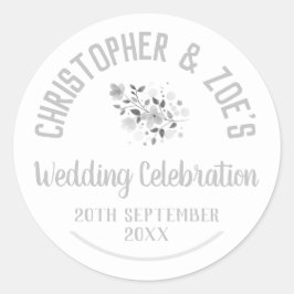 Adesivo Redondo Vinheta redonda clássica do Partido da Celebração 