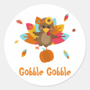 Adesivo Redondo Vinheta redonda clássica Turquia Vire Turquia