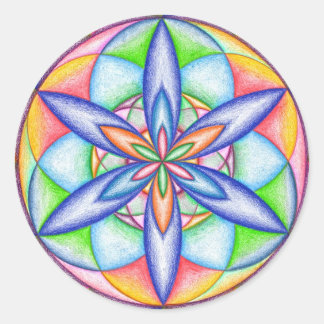 Adesivo Redondo Vinheta redonda com ventilador expansível