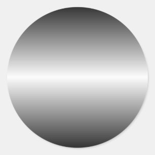 Adesivo Redondo Vinheta redonda de aço brilhante