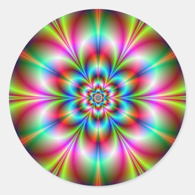 Adesivo Redondo Vinheta redonda de alimentação da ventoinha (Frente)