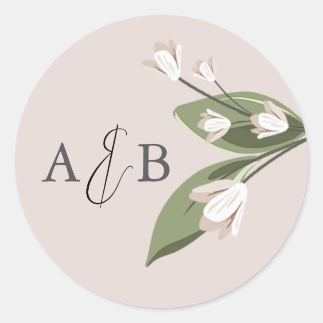 Adesivo Redondo Vinheta redonda de cintilações azuis (Frente)