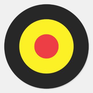 Adesivo Redondo Vinheta Redonda de Mod Belga