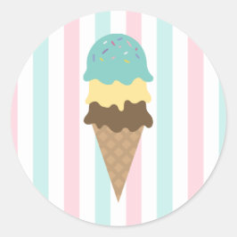 Adesivo Redondo Vinheta Redonda de Sorvete com ranhura (4)