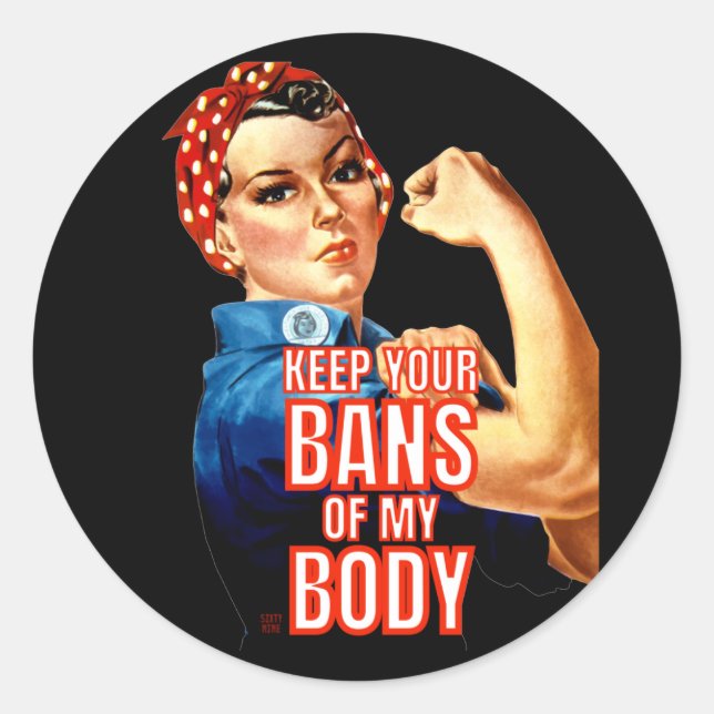 Adesivo Redondo vinheta redonda "DIREITOS DA MULHER 101" (Frente)