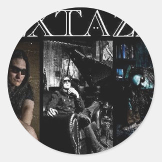 Adesivo Redondo Vinheta redonda Extaza