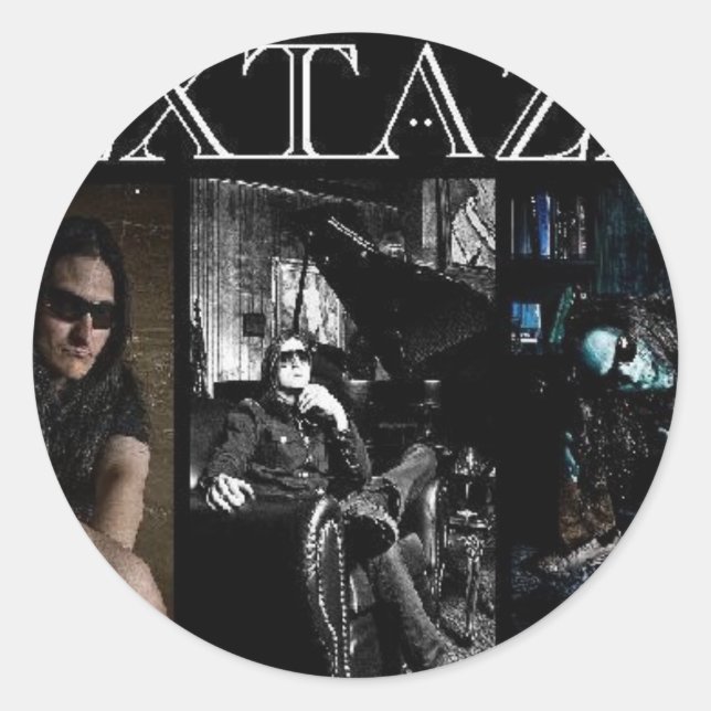 Adesivo Redondo Vinheta redonda Extaza (Frente)