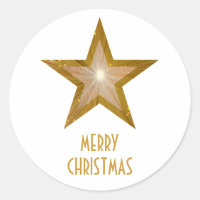 Vinheta redonda "Feliz Natal" da Estrela Dourada b