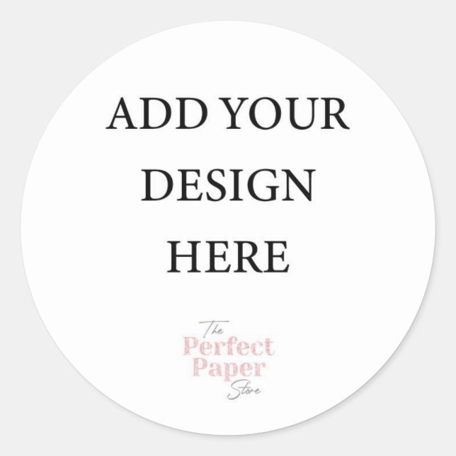 Adesivo Redondo Vinheta redonda grande (Frente)