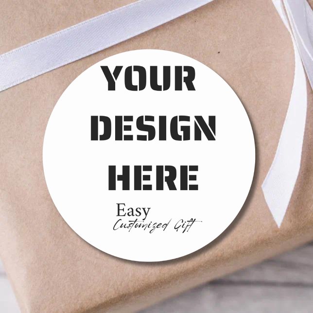 Adesivo Redondo vinheta redonda grande de 3" (Criador carregado)