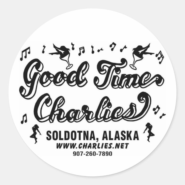 Adesivo Redondo Vinheta redonda GTC (Frente)