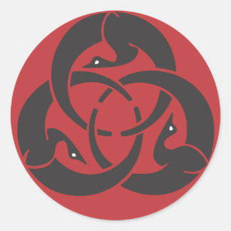 Adesivo Redondo Vinheta redonda Hagakure
