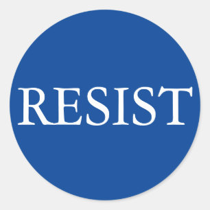 Adesivo Redondo vinheta redonda RESIST